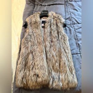 Banana Republic Faux Fur vest